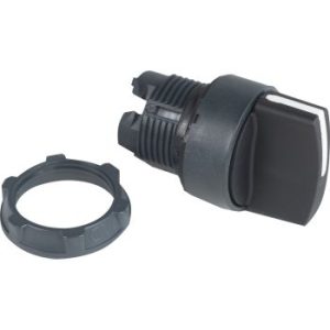 Perjungiklio galvutė juoda su fiksacija, 2 padėčių, 22mm ZB5AD2