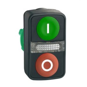 Mygtuko galvutė START-STOP, su pašvietimu, 22mm ZB5AW7A3741