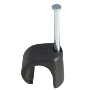 Apkaba juoda apvaliam kabeliui TC 10-14 (100vnt) 2042042 Thorsman