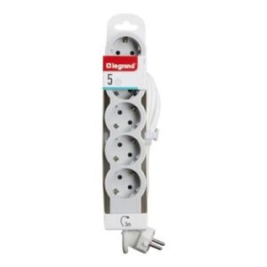Ilgiklis 3m 5 vietų su įžeminimu, 3x1.5mm² 694563 Legrand