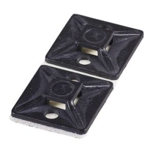 Lipni aikštelė  juoda 19x19mm 262161 Haupa