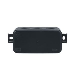 Virštinkinė dėžutė juoda 105x43x40mm IP65 AP45M